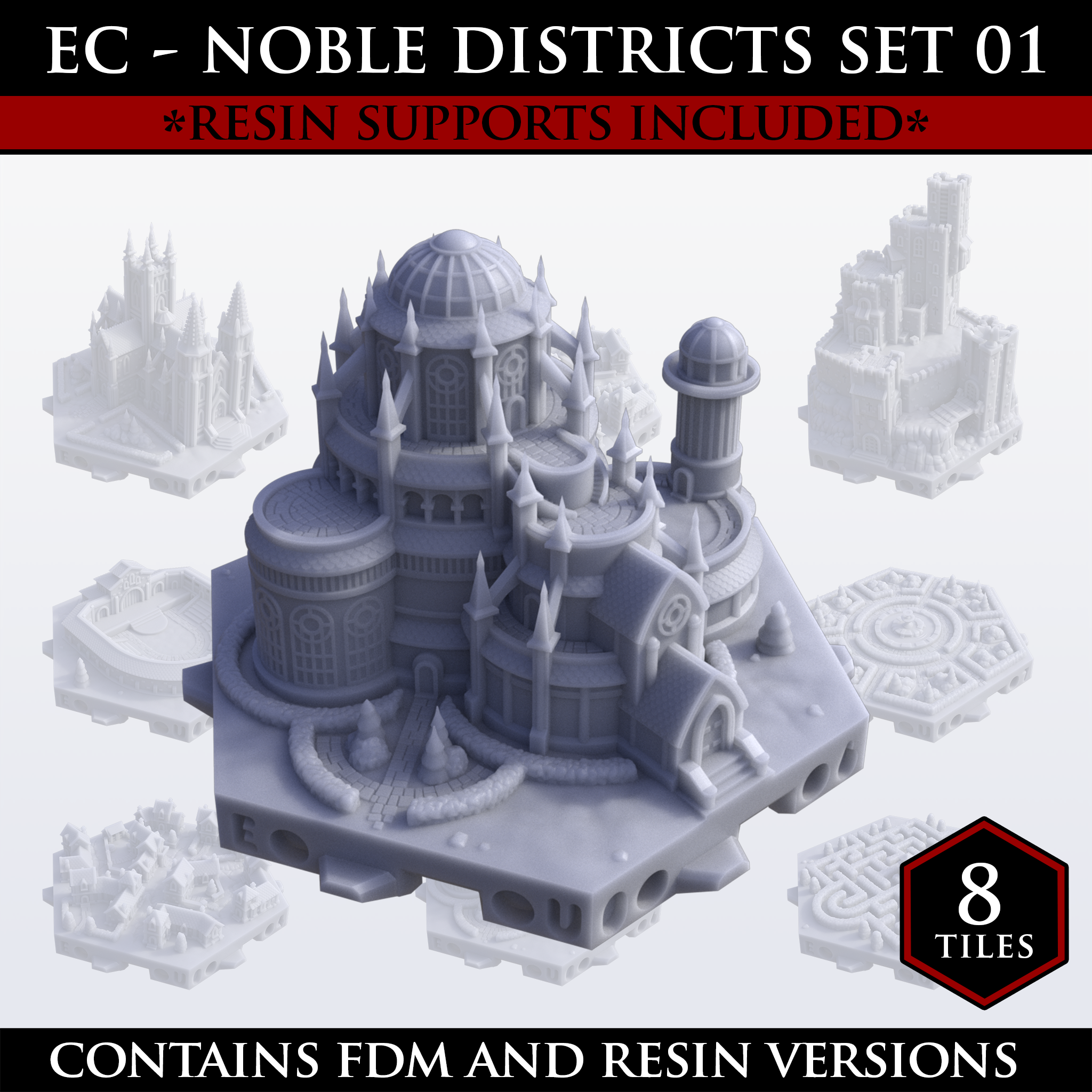 Hexton Hills Epic Cities Noble Districts Set 01